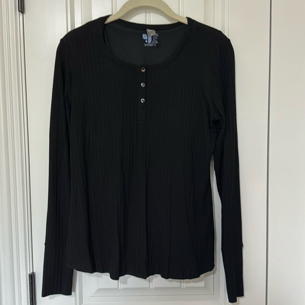 New with Tag Shebird long sleeve with built in bra top
